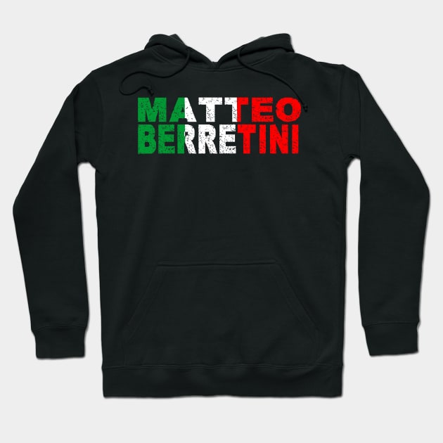 TENNIS PLAYERS - MATTEO BERRETINI Hoodie by King Chris